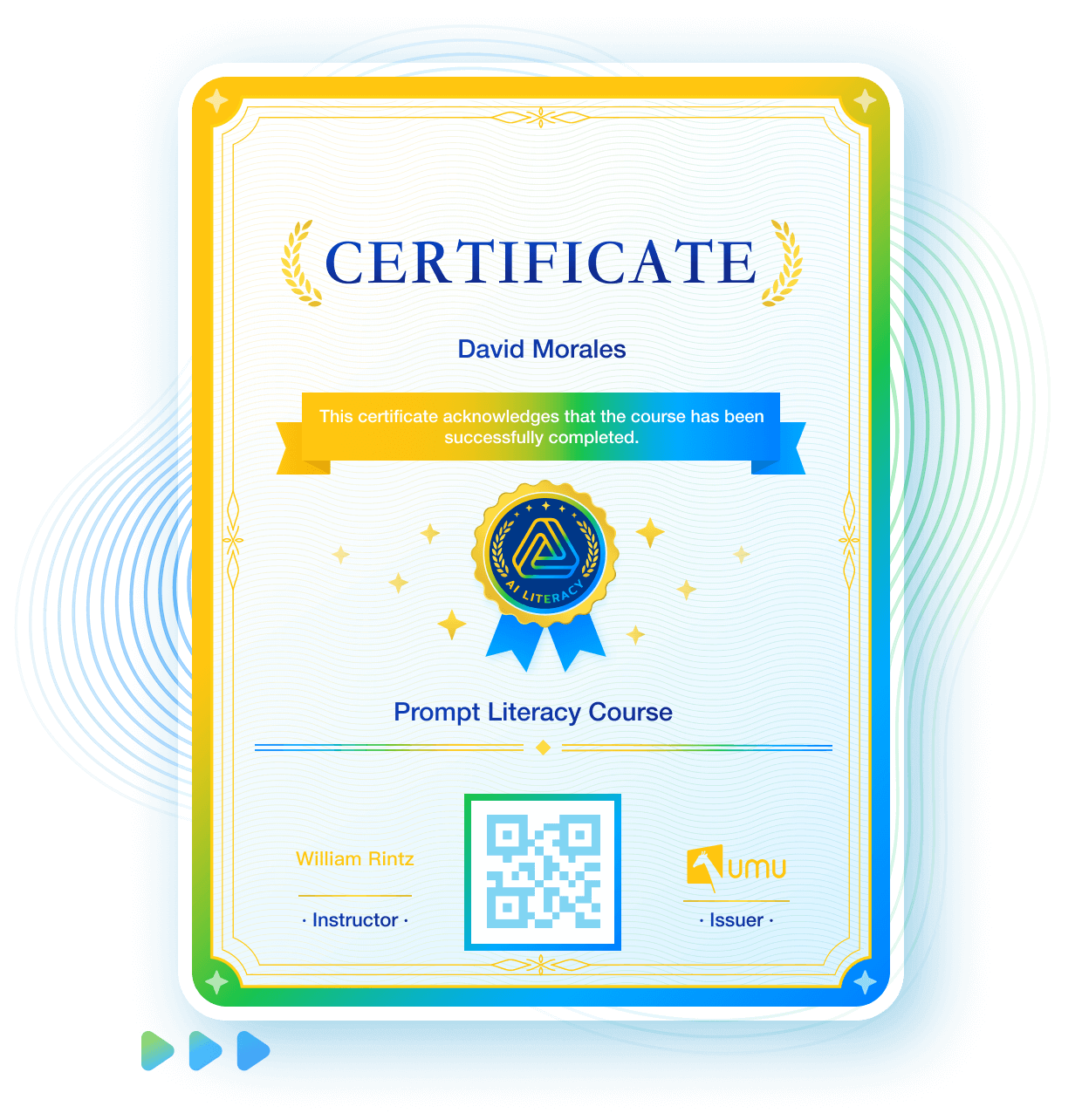 Prove your skills with a Prompt Literacy certificate
